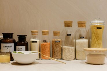 Photo by cottonbro studio: https://www.pexels.com/photo/bottles-with-pasta-and-seeds-near-vials-7418387/