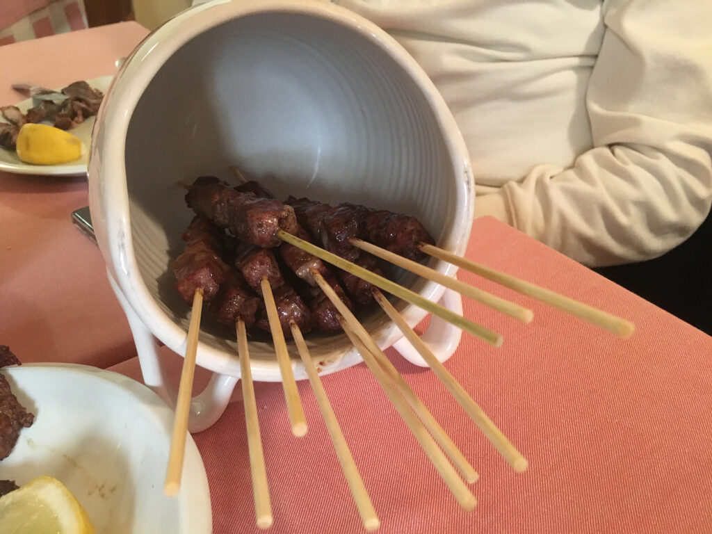 Arrosticini in Gran Sasso d'Abruzzo (2016)